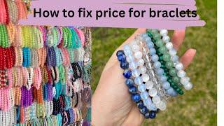 How to fix price for handmade braclets | Fixing price for braclets | braclet making business ideas