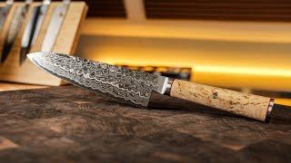 Miyabi Birchwood Chef's Knife: A Stunning SG2 Steel Damascus Blade!