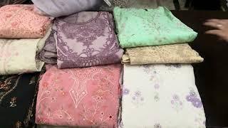 Bin Saeed luxury lawn heavy emb stitched collection with sizes-S,M,Lprice -3000/-️8445012262