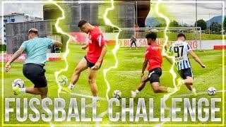 FUSSBALL CHALLENGE VS 2 CL SPIELER VON RB SALZBURG ADEYEMI & OKAFOR