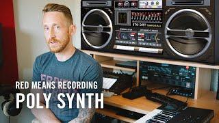 MASCHINE Poly Synth with Red Means Recording | Native Instruments