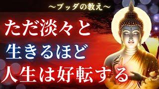 【ブッダの教え】力まず淡々と生きると人生は好転していく。川や海のように。