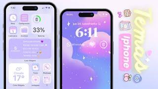 Personaliza tu iPhone súper bonito y cute l Temas y widgets 