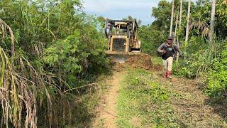 Extreme Mountain Road Construction | Caterpillar D6R XL in Action