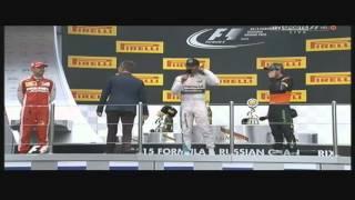 F1 2015 RUSSIAN GP ROUND 15:  PODIUM CELEBRATION