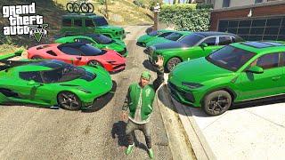 FRANKLIN STEALING EVERY SUPERCAR IN GTA 5!!! (MOVIE)