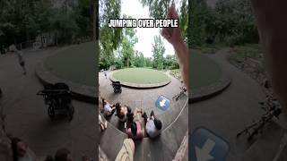 JUMPING OVER RANDOM PEOPLE