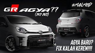 MODIFIKASI AGYA LAMA RASA BARU!! | AGYA BARU AUTO KALAH! | Virtual Modification #MALMOD #ToyotaAgya
