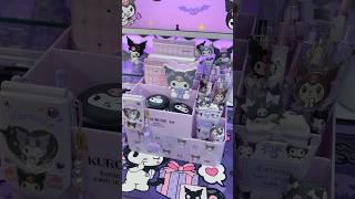 kuromi stationery storage  #asmr #kuromi #sanrio #unboxing #cute #kawaii #sanriocore