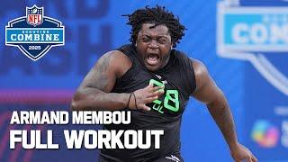 Armand Membou's 2025 NFL Scouting Combine workout