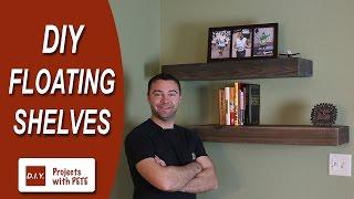 How to Make Floating Shelves - DIY Wood Floating Shelves