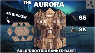 THE AURORA•SOLO/DUO BUNKER BASE DESIGN•4X BUNKER•CHEAP•MINI CHINA WALL•WIDEGAP• RUSTBASE 2024