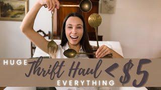 HUGE Thrift Haul | less than $5! + where I’ve been