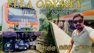 Ella Odyssey journey in FIRST CLASS | Most Luxury train in Sri Lanka | Badulla to Colombo