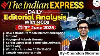 Indian Express Analysis | 11th June 2025 | The Indian Express Newspaper Analysis #news
