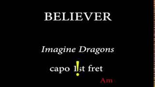 BELIEVER - IMAGINE DRAGONS (1st Fret)