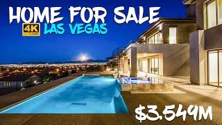 Las Vegas Home for Sale | Pool, Chef's Kitchen, DOUBLE Guard Gate, 5891sqft, ELEVATOR, Tesla Solar