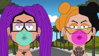 Sauwcy & Money Badoo - LIL Bih ft. VegasXCesar (Official Animated Video)