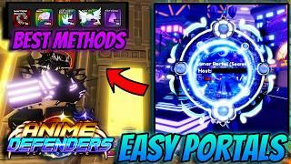 *FAST* SECRET Portals Method IN Anime Defenders Update 4 Part 2!!