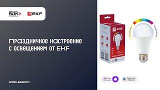 Праздничное настроение с освещением от EKF