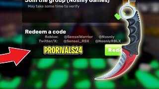 ALL NEW RIVALS CODES!! Roblox Rivals Codes 2024!