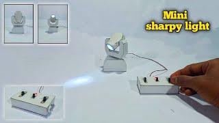 How To Make Mini Sharpy Light sharpy light making at home sharpy light kaise banaye DJ light making