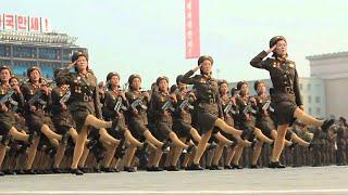 North Korea's Slow Motion Military - North Korea parade in Slow Motion