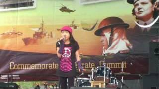 Tiana Jung singing Don't Stop Believing at finals of Port Moody Idol 2010 - Golden Spike Days