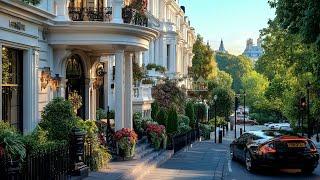  LONDON WALK, WHERE THE ULTRA-RICH LIVE: WALKING THROUGH LONDON'S MOST AFFLUENT STREETS, 4K HDR