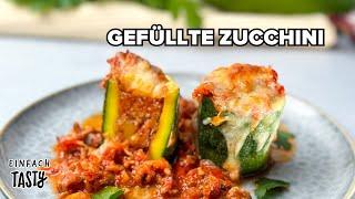 Gefüllte Zucchini  | Einfach Tasty