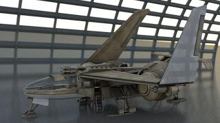 Futuristic Combat Jet (WIP-10)