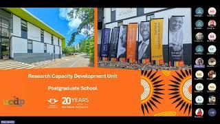 Launch Research Capacity Development Management System RCDMS