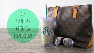 DIY Starbucks Green Tea Frappuccino