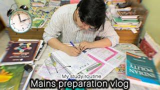 I WOKE UP AT 3 AM TO STUDY FOR UPSC MAINS*MY MORNING TO NIGHT FULL STUDY ROUTINE #upsc #vlog