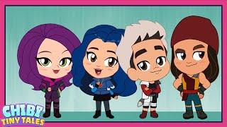 Descendants 1+2+3: As Told By Chibi  | Chibi Tiny Tales | Featuring Dara Reneé! | @disneychannel