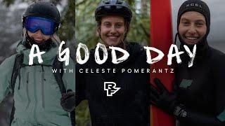 A Good Day: Celeste Pomerantz Skis, Rides, and Surfs the Comox Valley