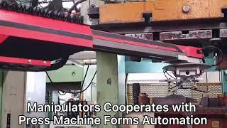 Manipulators Works with Presses Form Automation Robotic Arm Transfer Automation for Press Machines