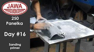 Jawa 250 Panelka - Part #16(Sanding primer)