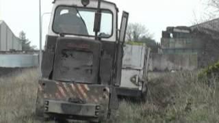 Wagonmaster at work on the Coolnamona Peat Works in Ireland