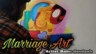 Marriage Art ||GaneshJagannath Painting || Mural Painting || New Saadi Art || #ArtistBabudevdash #50