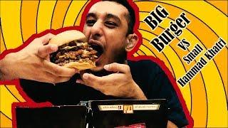 VLOG #024! Big Burger vs Small Hammad khatri - Pakistan Youtuber