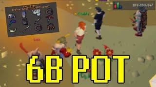 6B POT!? DID WE WIN? (BIG GIVEAWAY) - Zaros RSPS