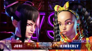 Street Fighter 6 Juri vs Kimberly