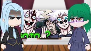 Jujutsu kaisen react to sinister bart gojo and sukuna video ll jujutsu kaisen ll gacha reaction