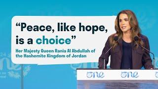 Defending peace in an unjust world | Queen Rania Al Abdullah of the Hashemite Kingdom of Jordan