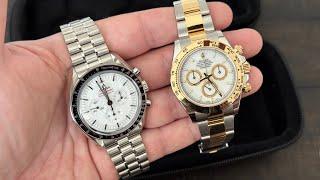 Comparing Chronographs | The Rolex Daytona vs The Omega Speedmaster