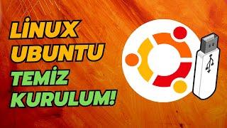 Ubuntu Linux Nasıl Kurulur? Ubuntu Linux Kurulum! Ubuntu Linux USB Kurulum! 2023 #ubuntu