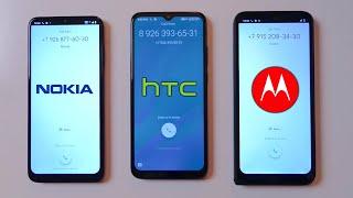 Nokia G21 vs HTC Wildfire E3 vs Motorola Defy Incoming Call