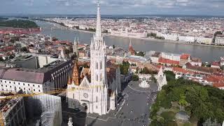 Budapest. Dron DJI Mini 2. Будапешт. Небокрай