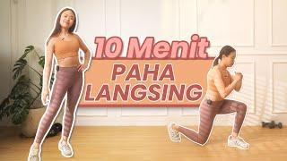 CARA MENGECILKAN PAHA - 10 MENIT LANGSING!